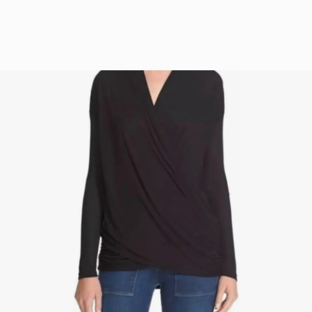 Alice and Olivia draped wrap top
